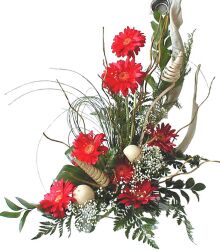 Ankara kaliteli taze ve ucuz �i�ekler  Kirmizi gerbera �zel tanzim