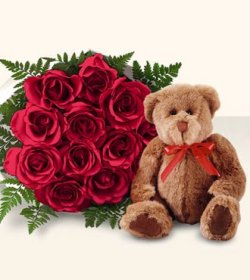9 adet g�l ve oyuncak  Ankara �Pursaklar i�ek , �i�ek�i , �i�ek�ilik 