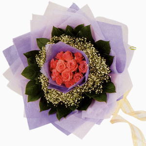 12 adet g�l ve elyaflardan   Ankara �i�ek�i ma�azas� 