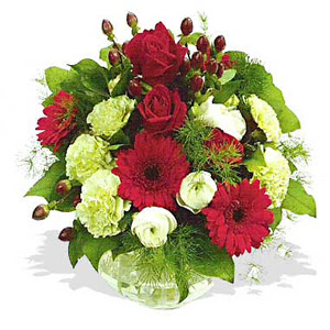 karanfil gerbera ve g�ller - d�s�nenelere �zel -  Ankara �i�ek g�nderme 