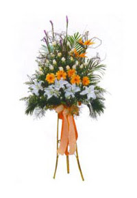  Ankara Pursaklar �i�ek ma�azas� , �i�ek�i adresleri  Kazablanka, gerbera ve g�llerle hazirlanmis ferfor