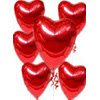  Ankara Pursaklar online �i�ek�i , �i�ek sipari�i  17 adet FOLYO kalp g�r�n�m�nde u�an balon