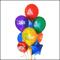  Ankara �i�ek yolla , �i�ek g�nder , �i�ek�i   21 adet renkli u�an balon hediye �r�n�