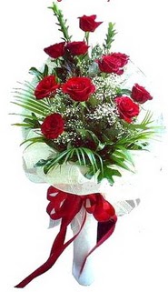 Ankara ucuz �i�ek g�nder  10 adet kirmizi g�l buketi demeti