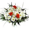 krizantemler beyaz ve g�ller  Ankara �Pursaklar i�ek , �i�ek�i , �i�ek�ilik 