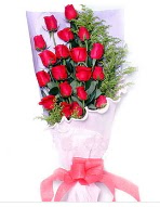 19 adet k�rm�z� g�l buketi  Ankara uluslararas� �i�ek g�nderme 
