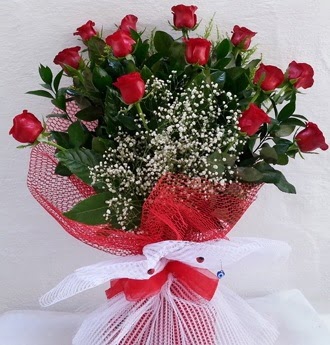 K�z isteme �i�e�i buketi 13 adet k�rm�z� g�l  Ankara Pursaklar hediye �i�ek yolla 