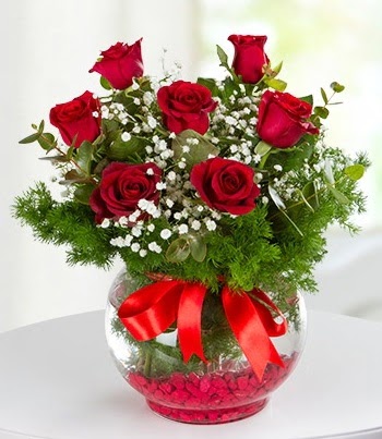 fanus Vazoda 7 G�l  Ankara �Pursaklar i�ek , �i�ek�i , �i�ek�ilik  