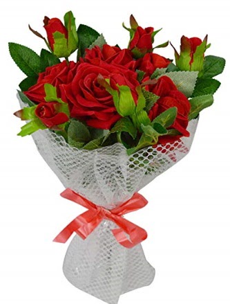 9 adet k�rm�z� g�lden sade ��k buket  Ankara Pursaklar �i�ek�i telefonlar� 