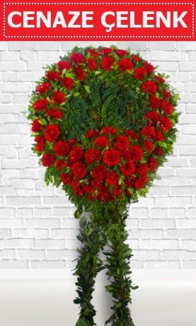 K�rm�z� �elenk Cenaze �i�e�i  Ankara Pursaklar hediye �i�ek yolla 